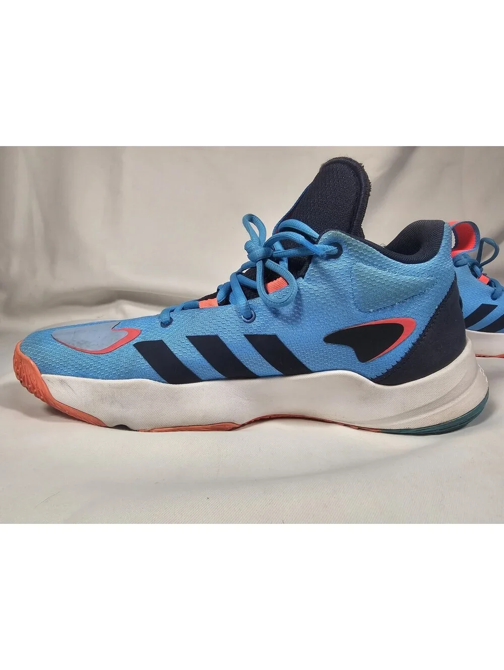 2021 Adidas Pro N3XT Basketball Shoes GY2876 Blue/Pink Men's Size 12 Sneakers